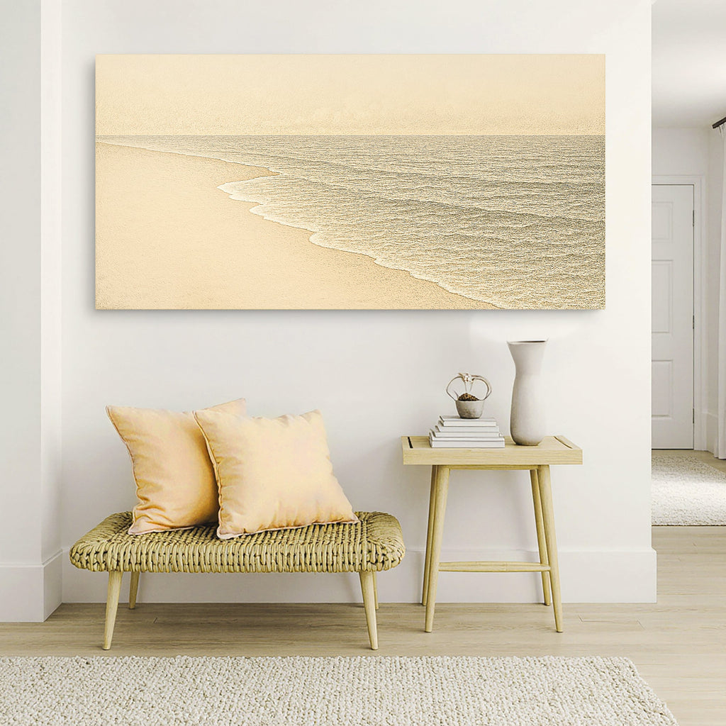 Beach Shoreline Coastal Iii wall art with nature-inspired artwork - product view 3