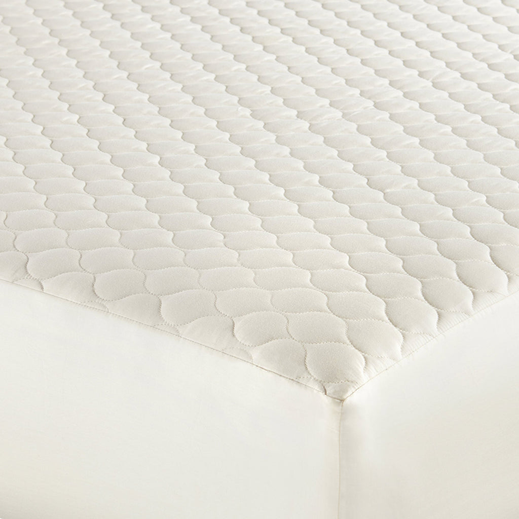Organic Cotton Quilted Mattress Pad Protector mattress pad with nature-inspired artwork - product view 4