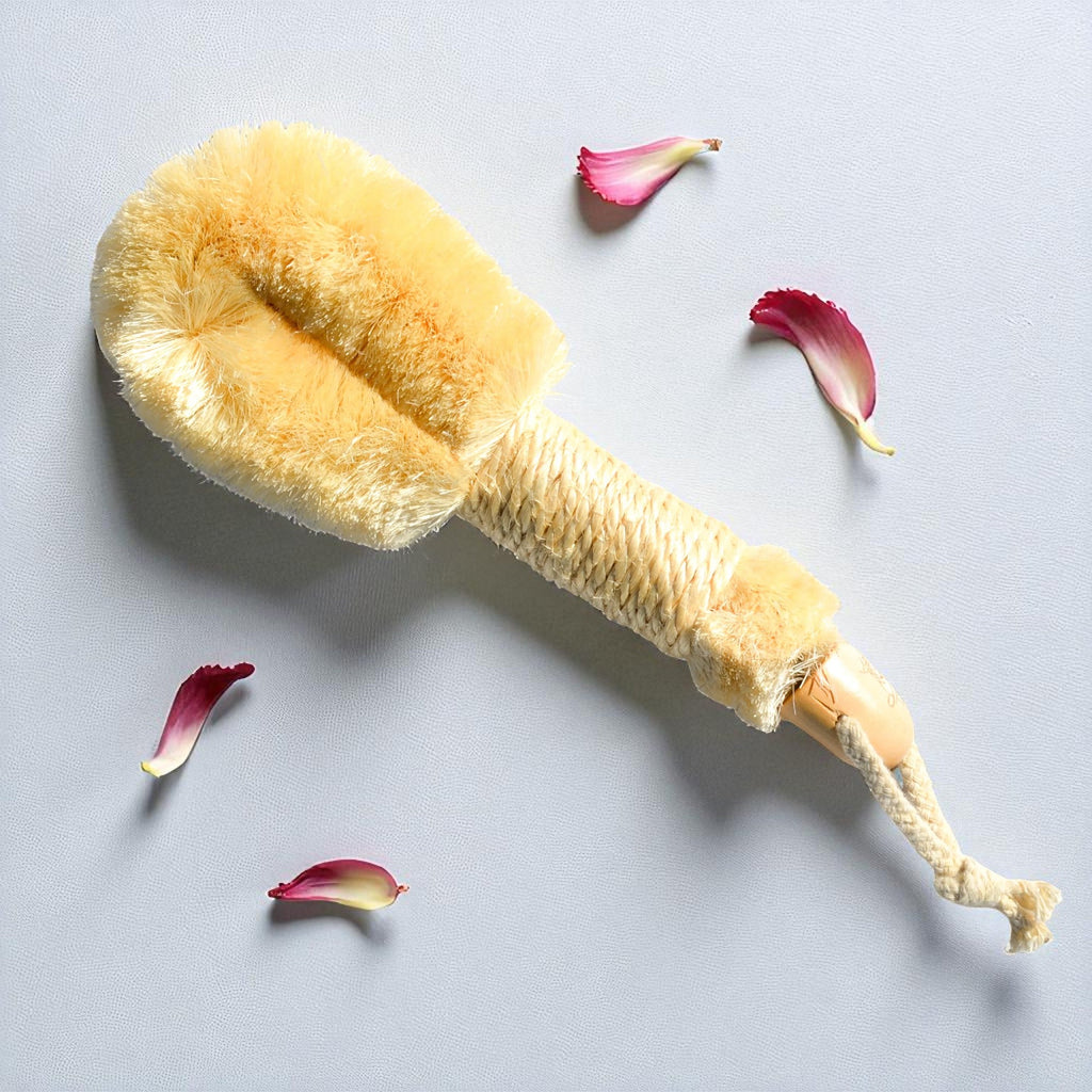 Sisal Exfoliating Dry Brush uncategorized / needs cleanup with nature-inspired artwork - product view 5