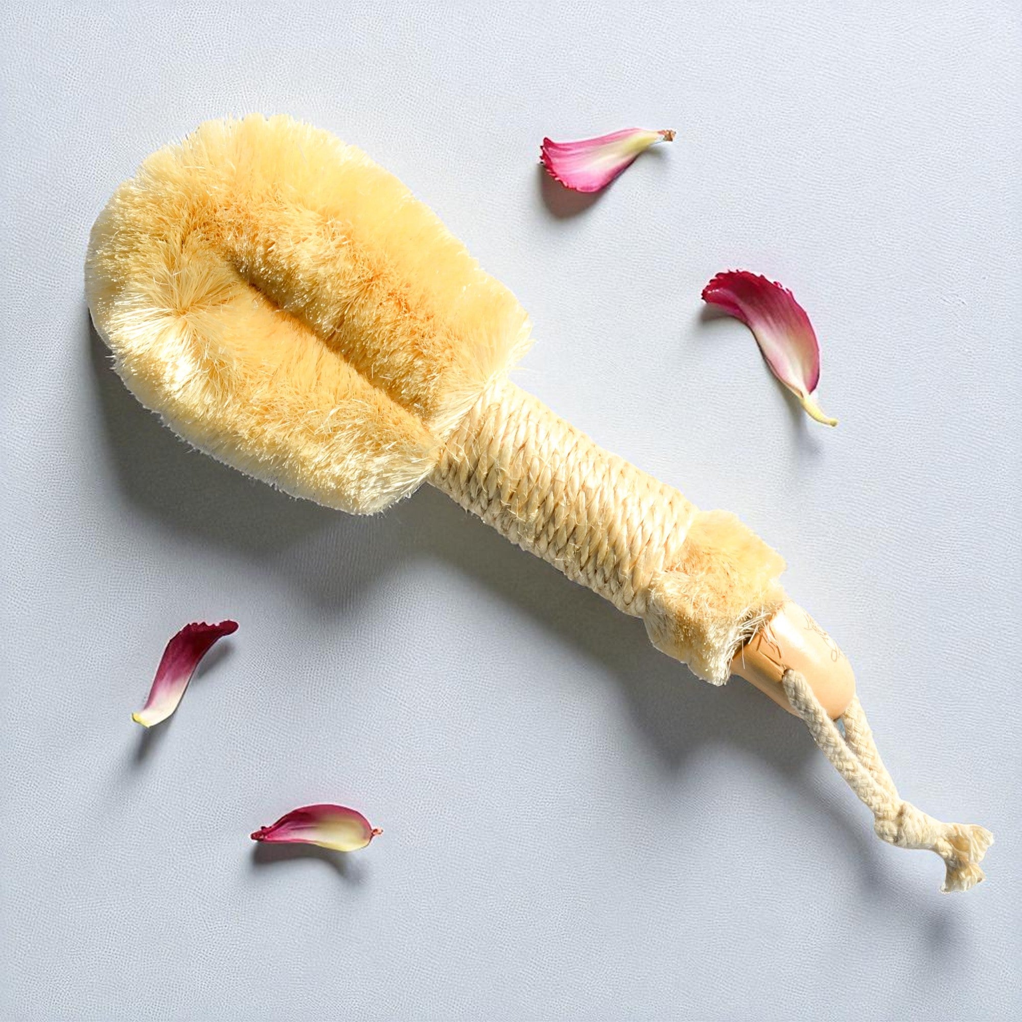 Sisal Exfoliating Dry Brush uncategorized / needs cleanup with nature-inspired artwork - product view 5