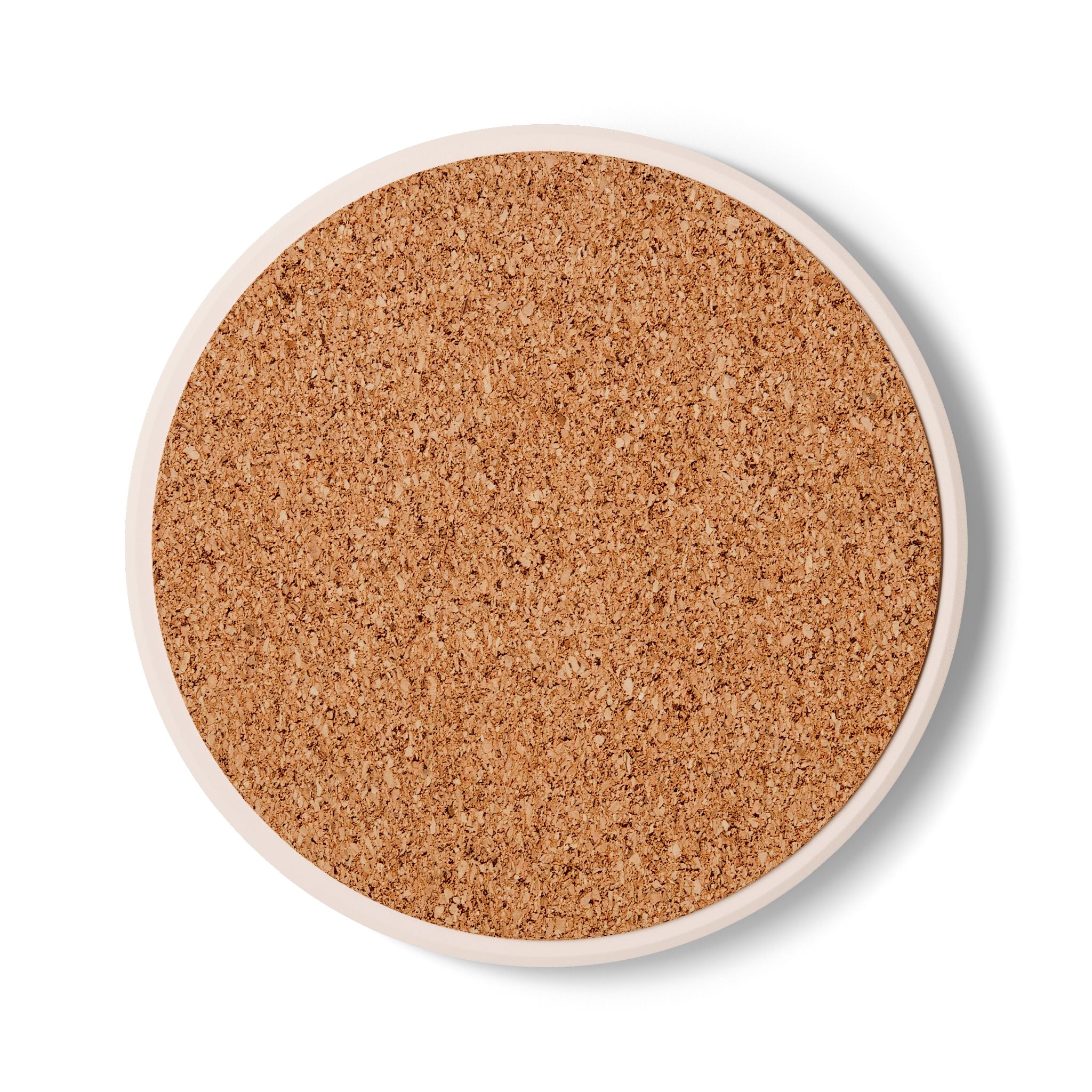 Sunset Mountain Valley Floral Scene coaster with nature-inspired artwork - product view 5