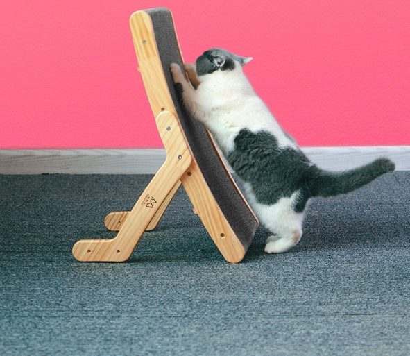 Deformation Cat Bed Vertical Corrugated Paper Grinding Claw Toy uncategorized / needs cleanup with nature-inspired artwork - product view 6