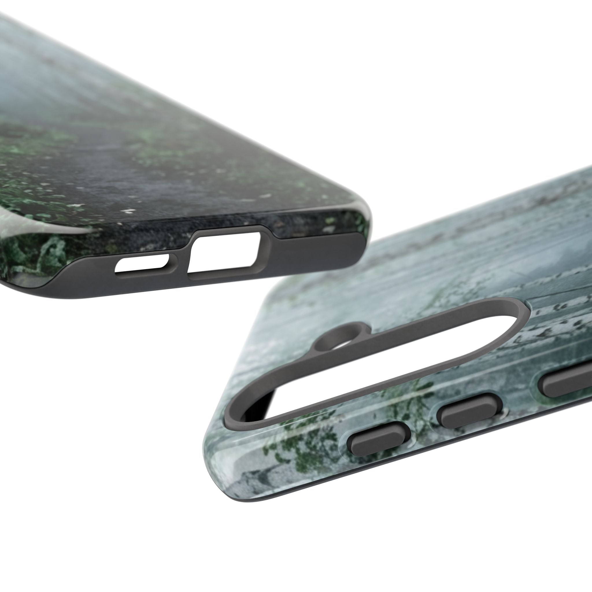 Twilight Birch Tree Path Phone Case
