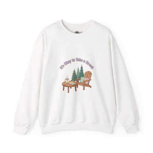 Mental Health Awareness Sweatshirt sweatshirt with nature-inspired artwork - product view 2