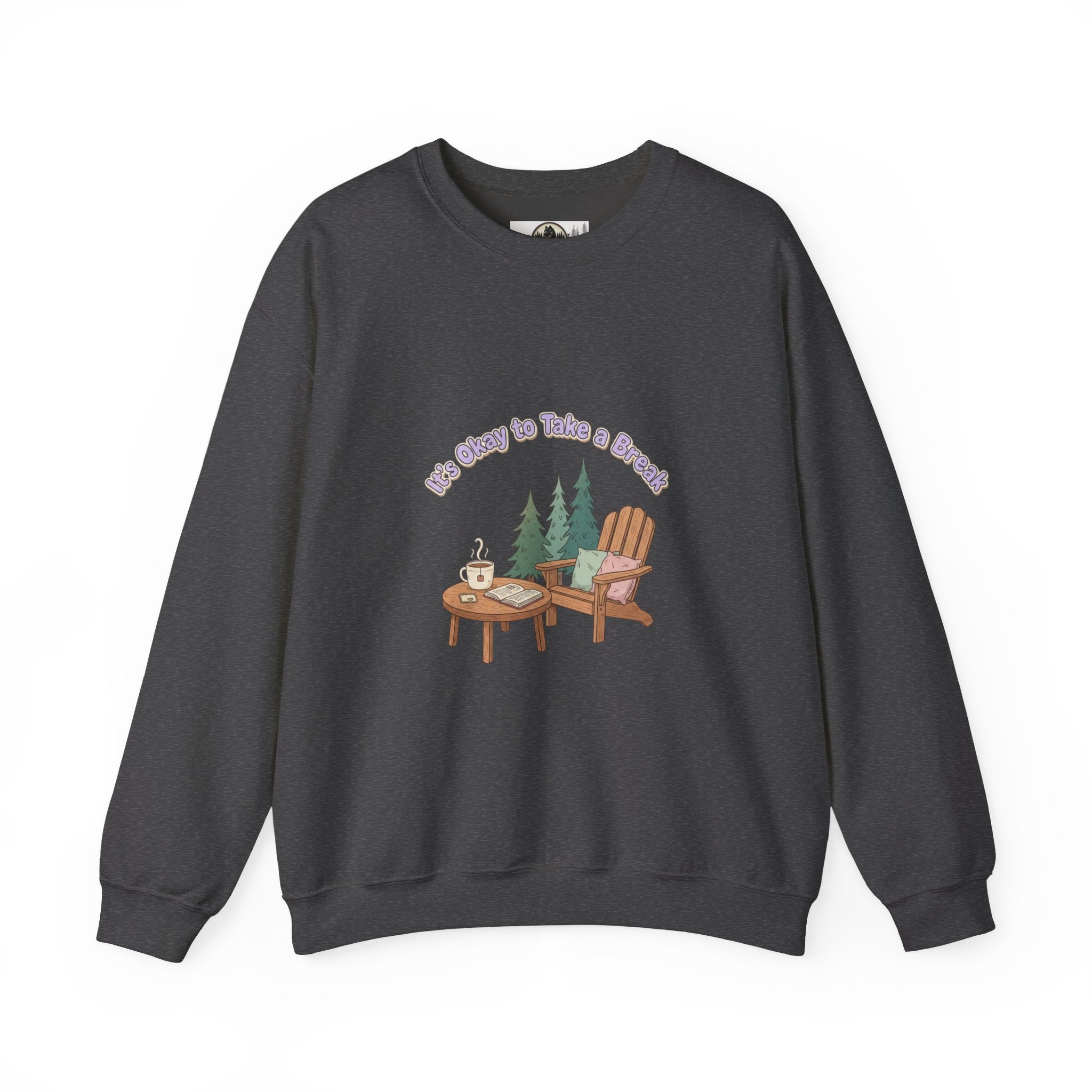 Mental Health Awareness Sweatshirt sweatshirt with nature-inspired artwork - product view 10