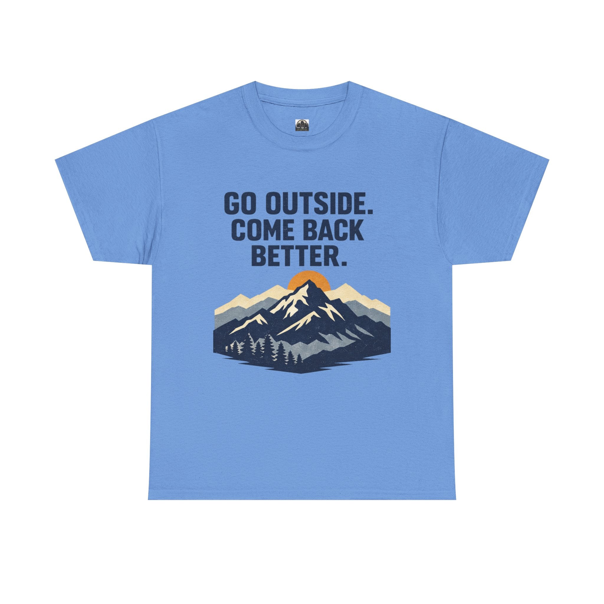 Go Outside Come Back Better T t-shirt with nature-inspired artwork - product view 11