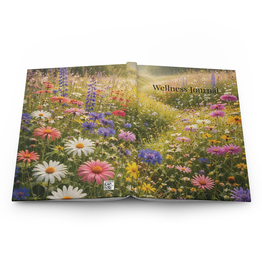 Mountain Meadow Wellness journal with nature-inspired artwork - product view 6