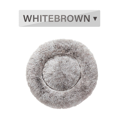 Fluffy Donut Dog Bed uncategorized / needs cleanup with nature-inspired artwork - product view 8
