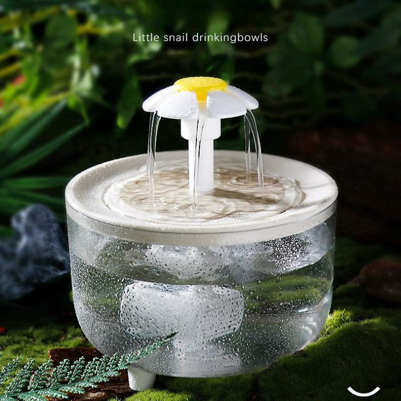 Cat Water Fountain Automatic Circulation Constant Temperature uncategorized / needs cleanup with nature-inspired artwork - product view 4