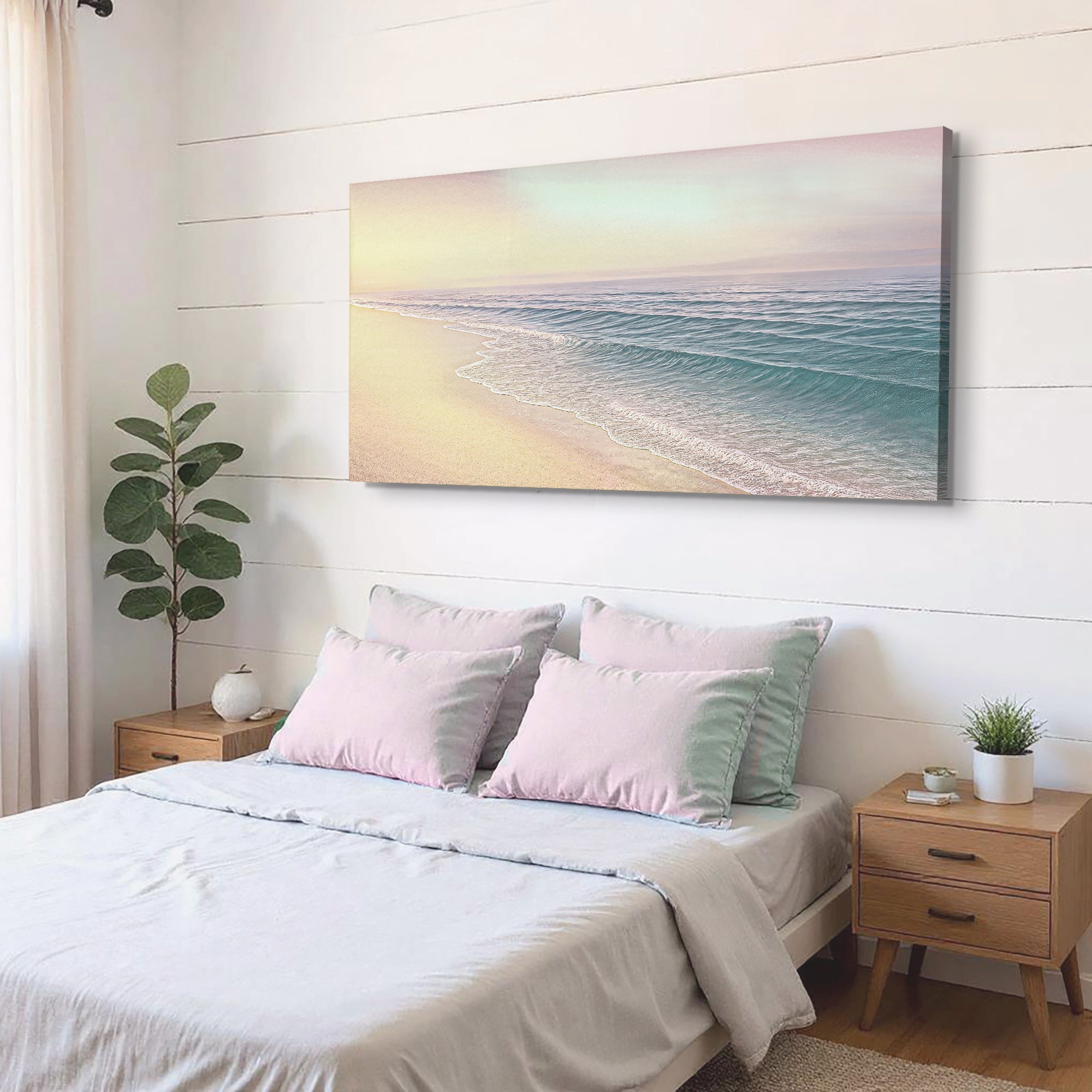 Beachside Bliss Coastal wall art with nature-inspired artwork - product view 4
