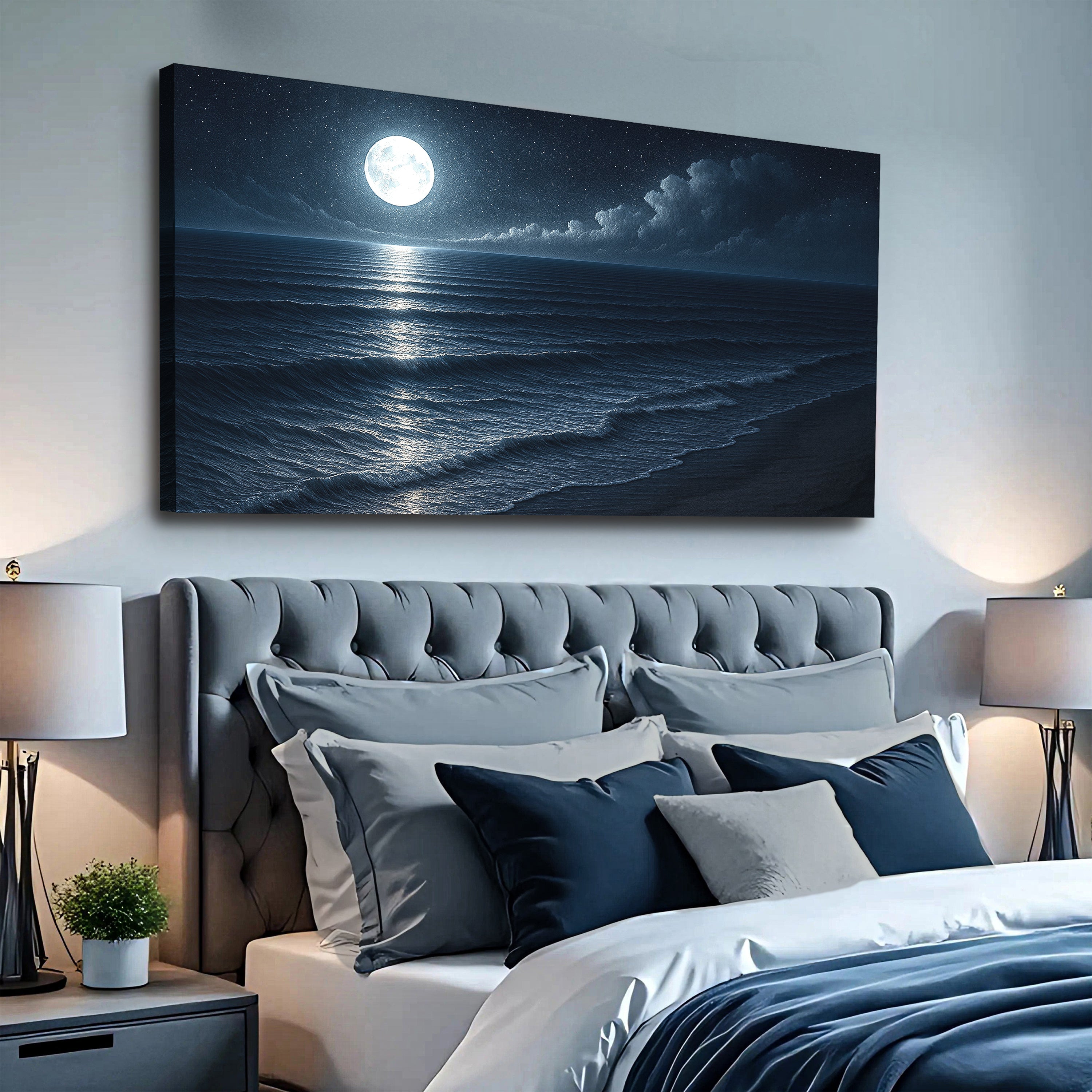 Beach Shoreline Coastal wall art with nature-inspired artwork - product view 2