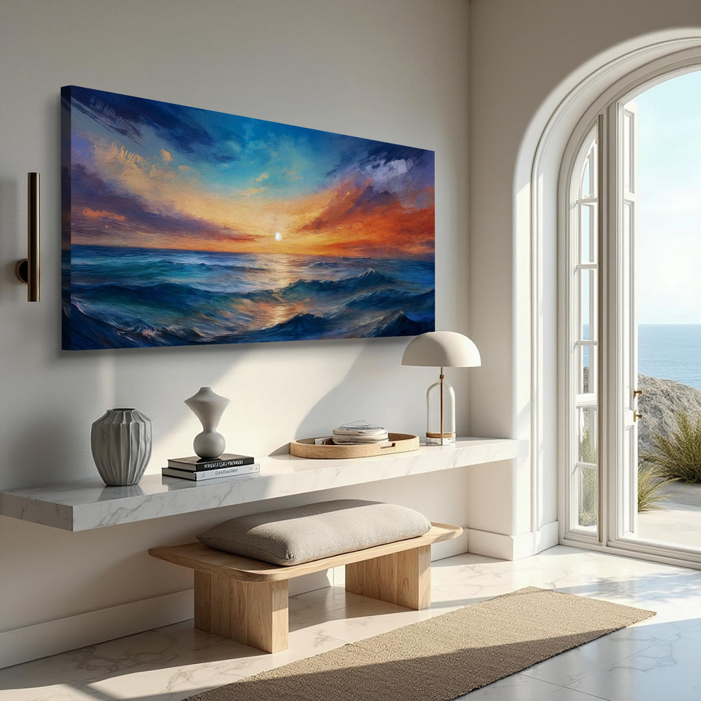 Waterscape Abstract Xiii wall art with nature-inspired artwork - product view 4