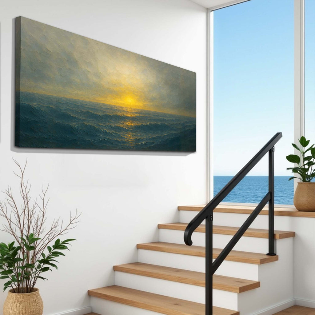 Waterscape Abstract Iv wall art with nature-inspired artwork - product view 4