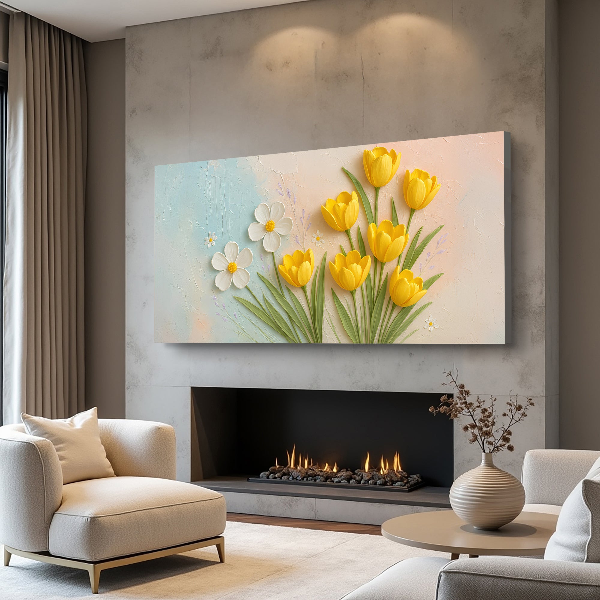 Floral Ii wall art with nature-inspired artwork - product view 4