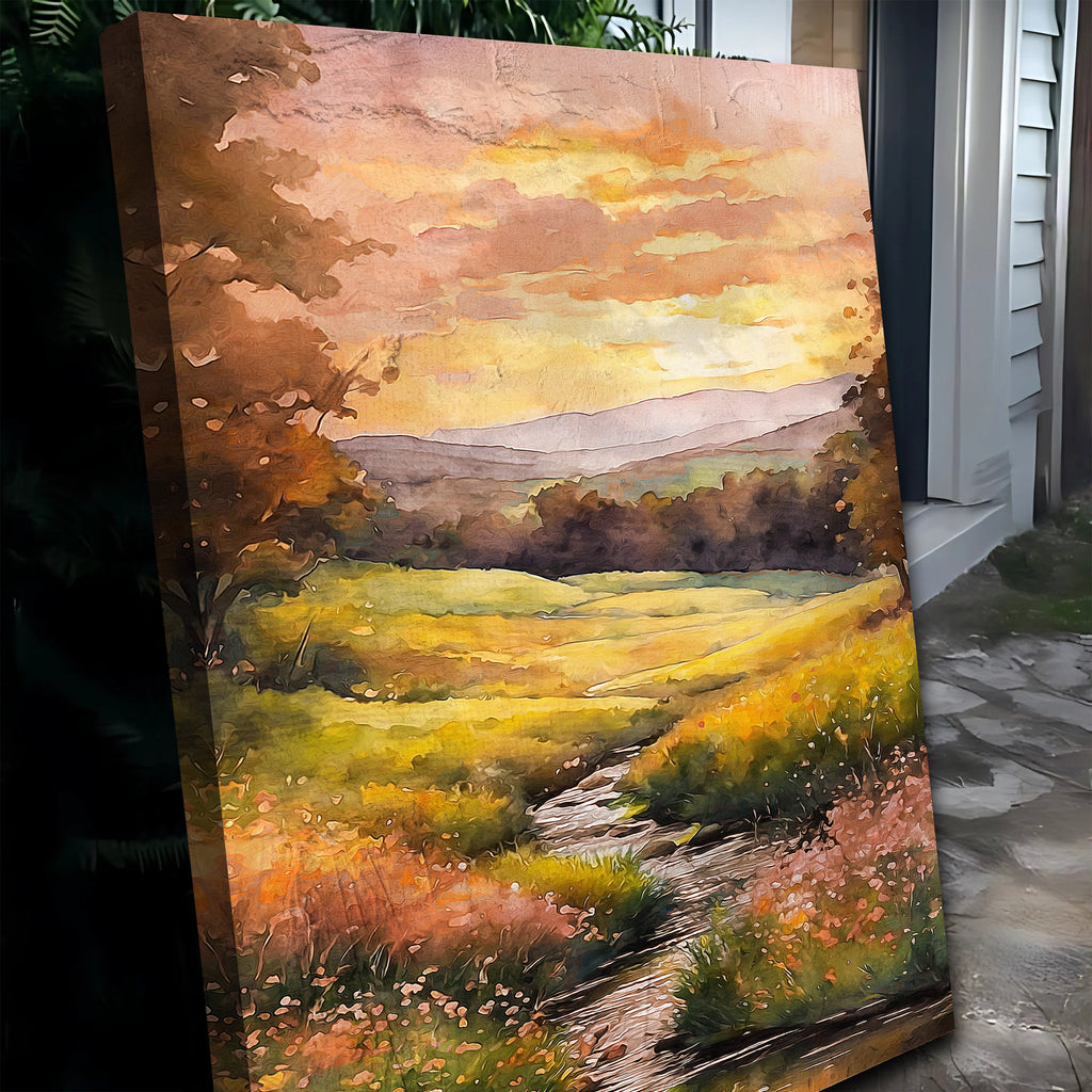 Misty River wall art with nature-inspired artwork - product view 7