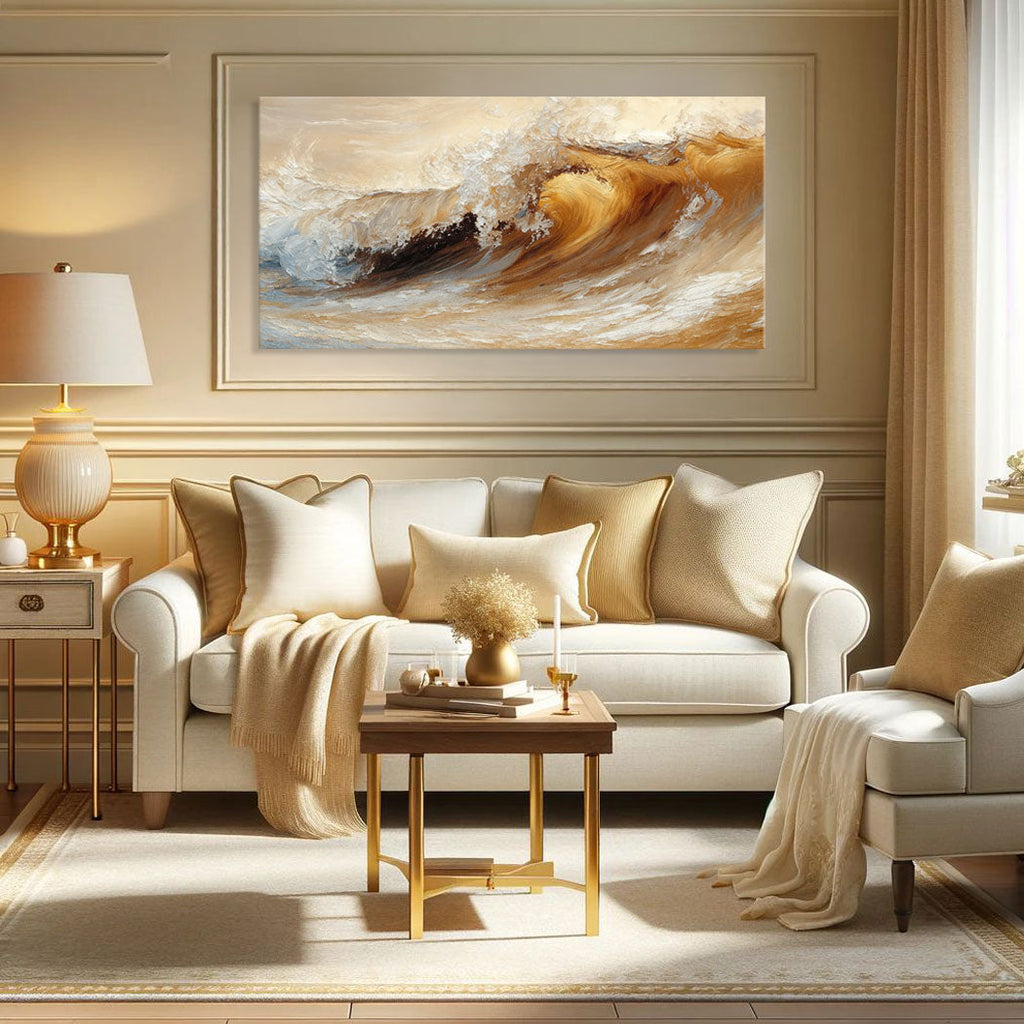 Ocean Wave Seascape Iii wall art with nature-inspired artwork - product view 4
