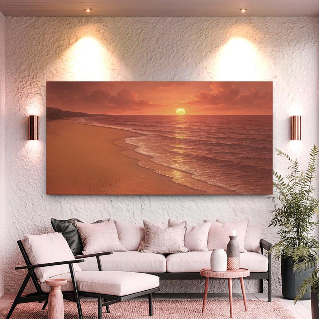 Beach Shoreline Coastal Vii wall art with nature-inspired artwork - product view 4