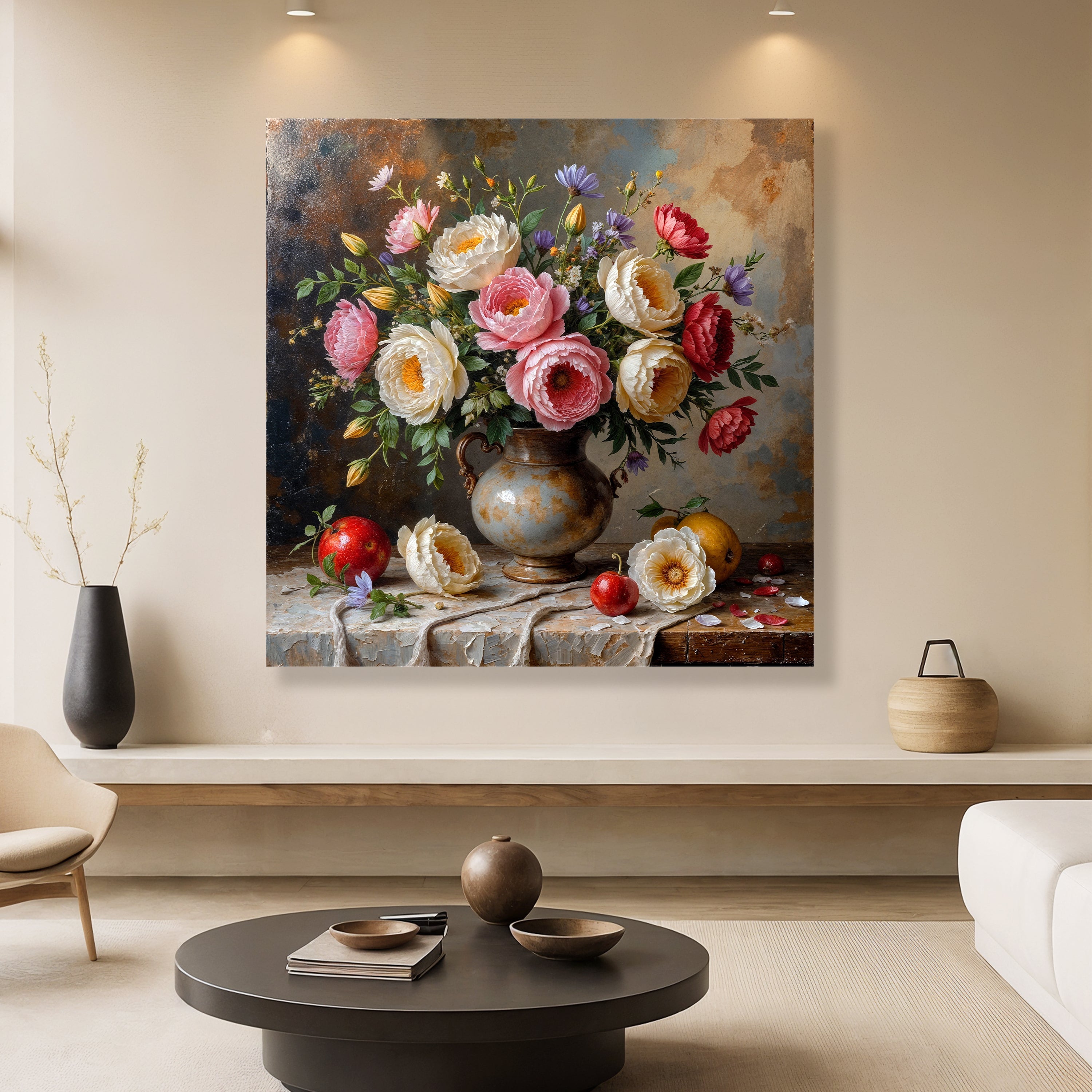 Summer Bloom Vase wall art with nature-inspired artwork - product view 4