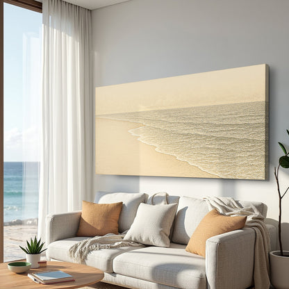 Beach Shoreline Coastal Iii wall art with nature-inspired artwork - product view 4