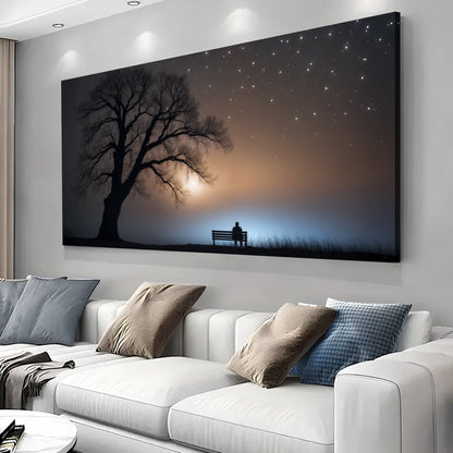 Modern Nature Scenery wall art with nature-inspired artwork - product view 4