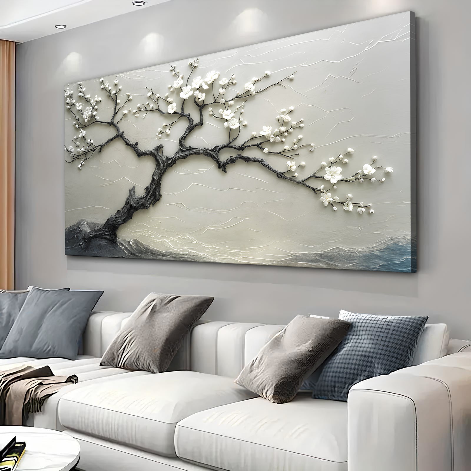 Silent Blossom wall art with nature-inspired artwork - product view 4