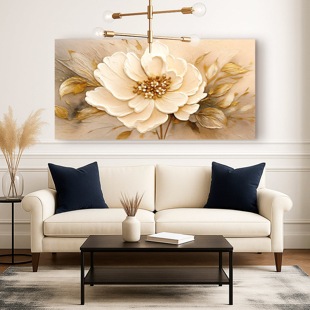 Minimalist X wall art with nature-inspired artwork - product view 3