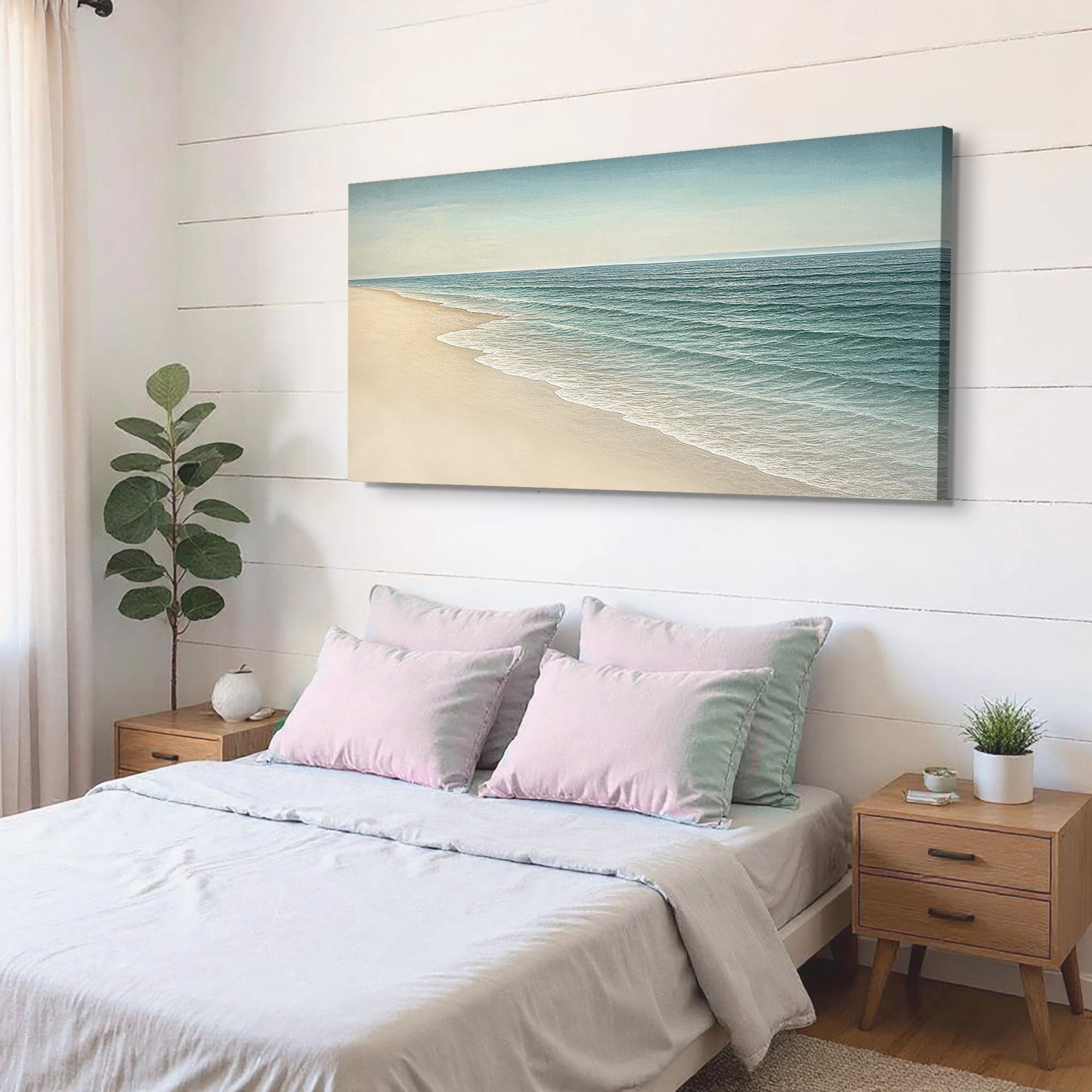 Beach Shoreline Coastal Ii wall art with nature-inspired artwork - product view 5