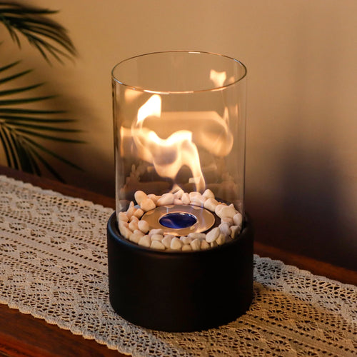 10.5 Inch High Portable Tabletop Fireplace uncategorized / needs cleanup with nature-inspired artwork