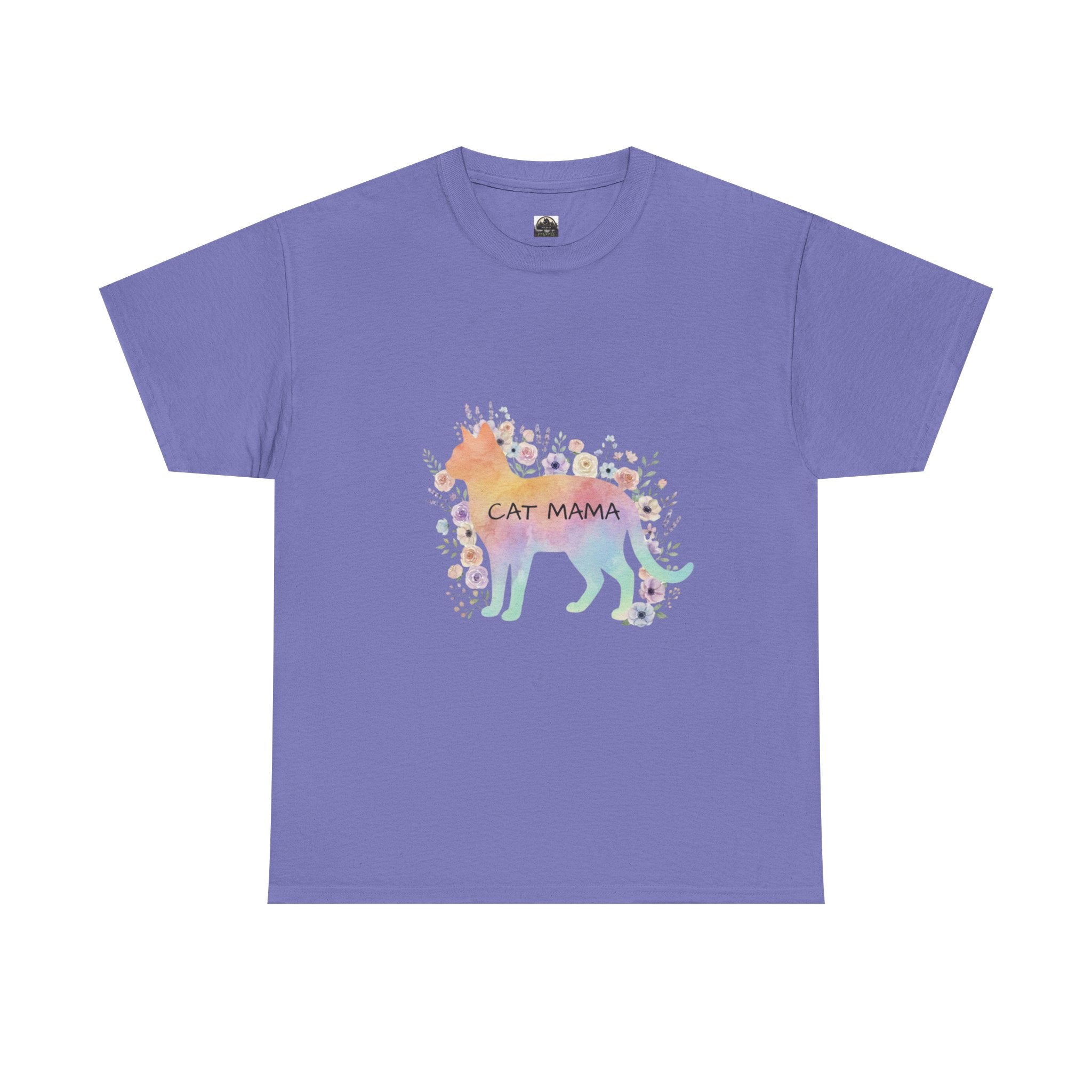 Cat Mama T t-shirt with nature-inspired artwork - product view 12