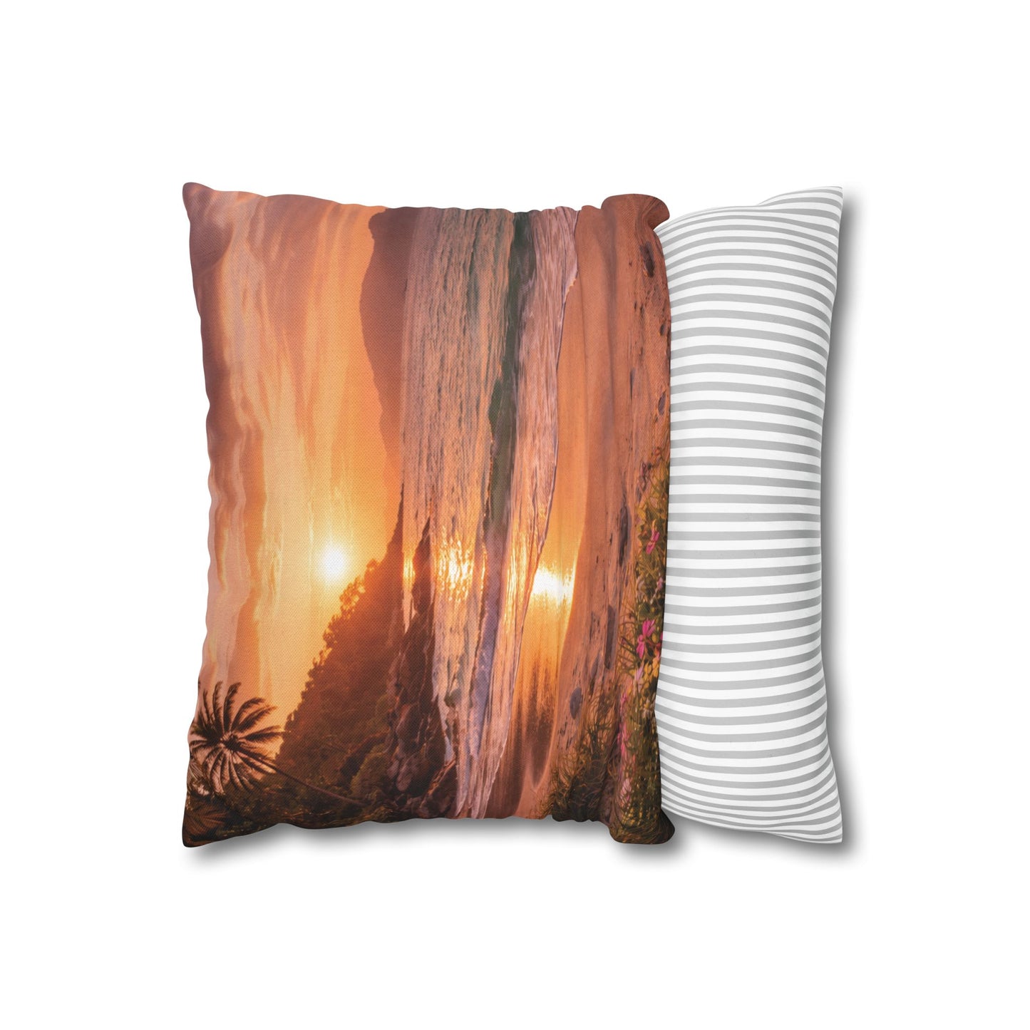 Sunset Coastal Calm 14x14 Pillow Cover