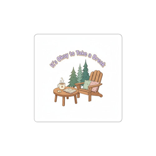 Mental Health Awareness Sticker paper products with nature-inspired artwork - product view 2