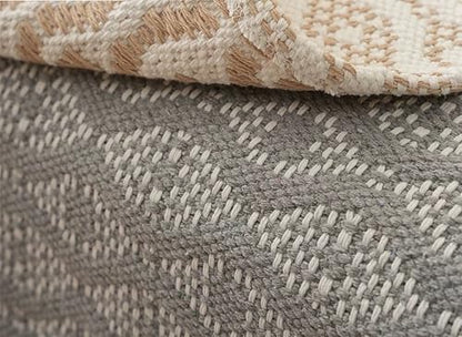 Modern Diamond Woven Table Runner 14" W x 72" L
