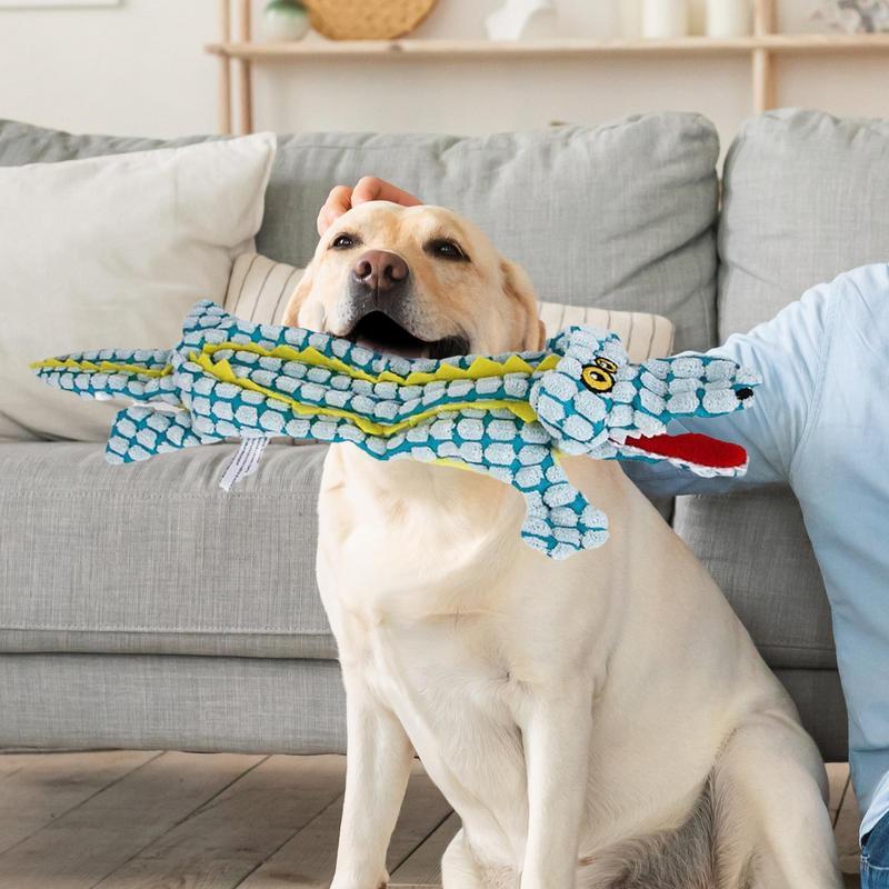 Plush Dog Toy Animals Shape Bite Resistant Squeaky Toys Corduroy Dog uncategorized / needs cleanup with nature-inspired artwork - product view 6