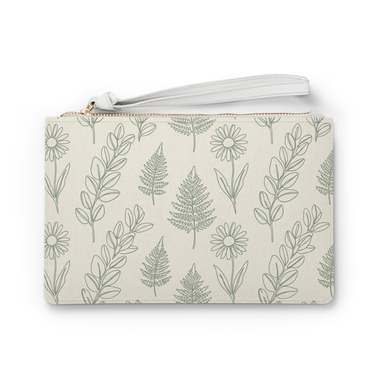 Botanical Print Makeup Bag