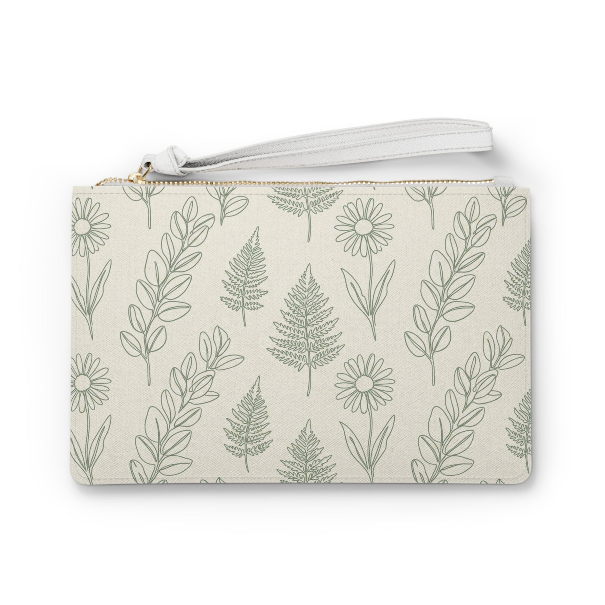 Botanical Print Makeup Bag