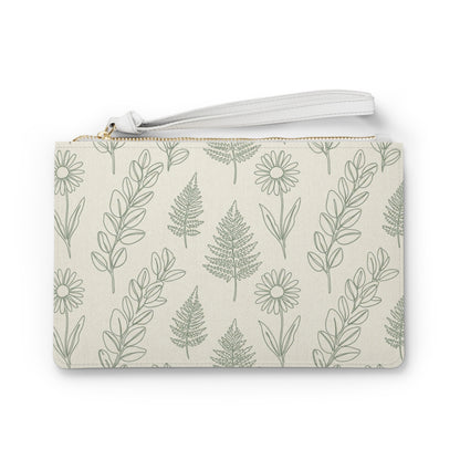 Botanical Print Makeup Bag
