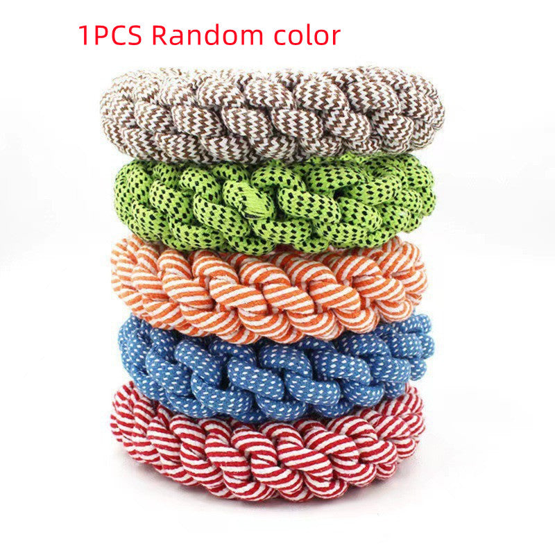 Dog Toy Durable Chewable Knot uncategorized / needs cleanup with nature-inspired artwork - product view 6