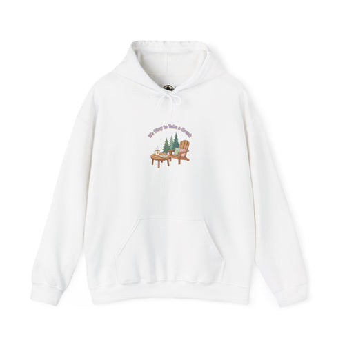 Mental Health Awareness Hoodie hoodie with nature-inspired artwork - product view 2