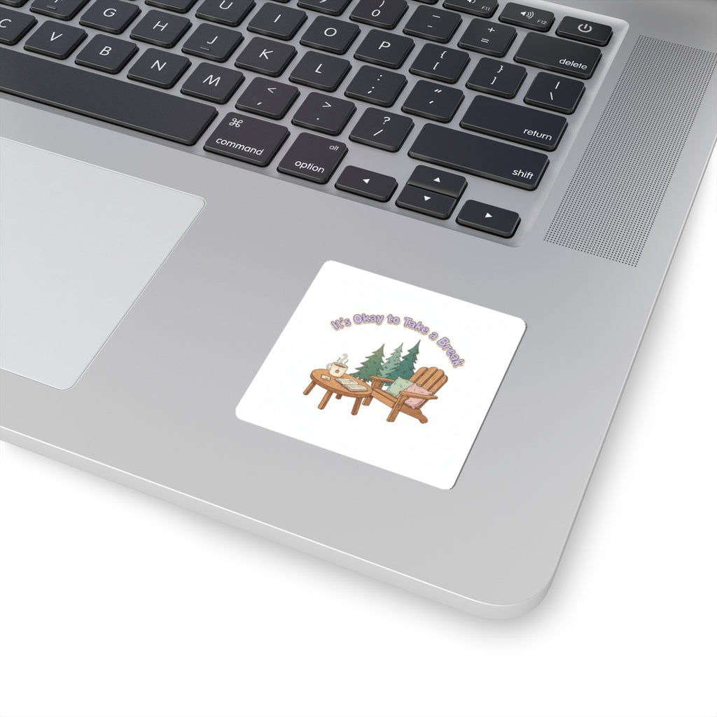 Mental Health Awareness Sticker paper products with nature-inspired artwork