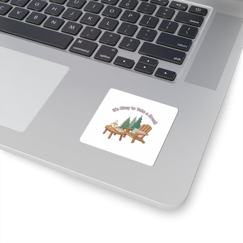 Mental Health Awareness Sticker paper products with nature-inspired artwork