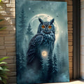 Owl Double Exposure Ii wall art with nature-inspired artwork