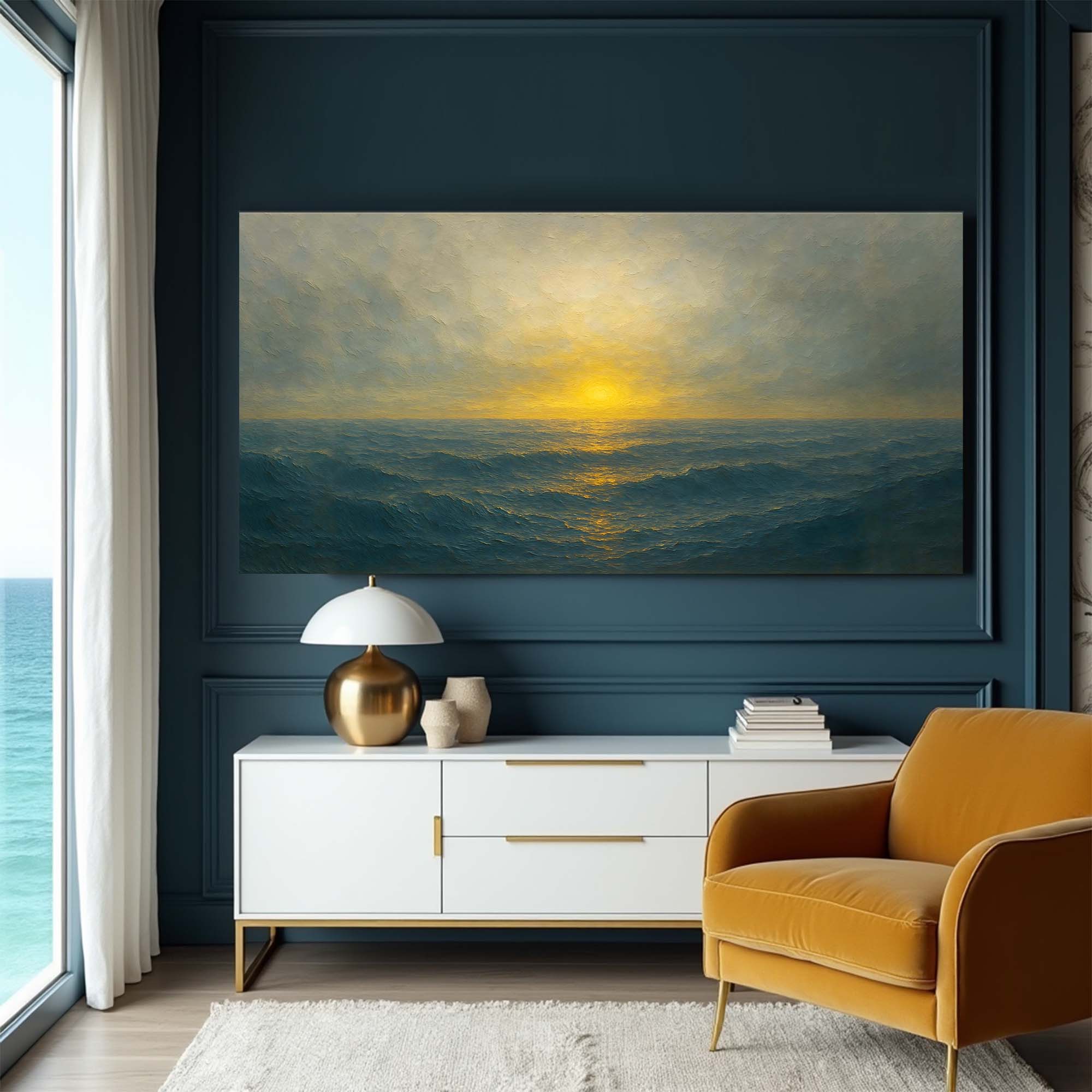Waterscape Abstract Iv wall art with nature-inspired artwork - product view 5
