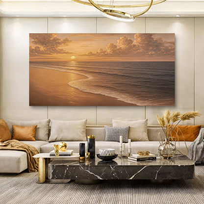 Beach Shoreline Coastal Viii wall art with nature-inspired artwork - product view 5