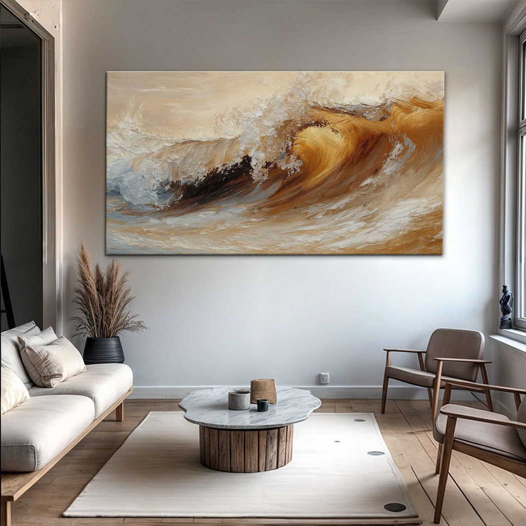 Ocean Wave Seascape Iii wall art with nature-inspired artwork - product view 5