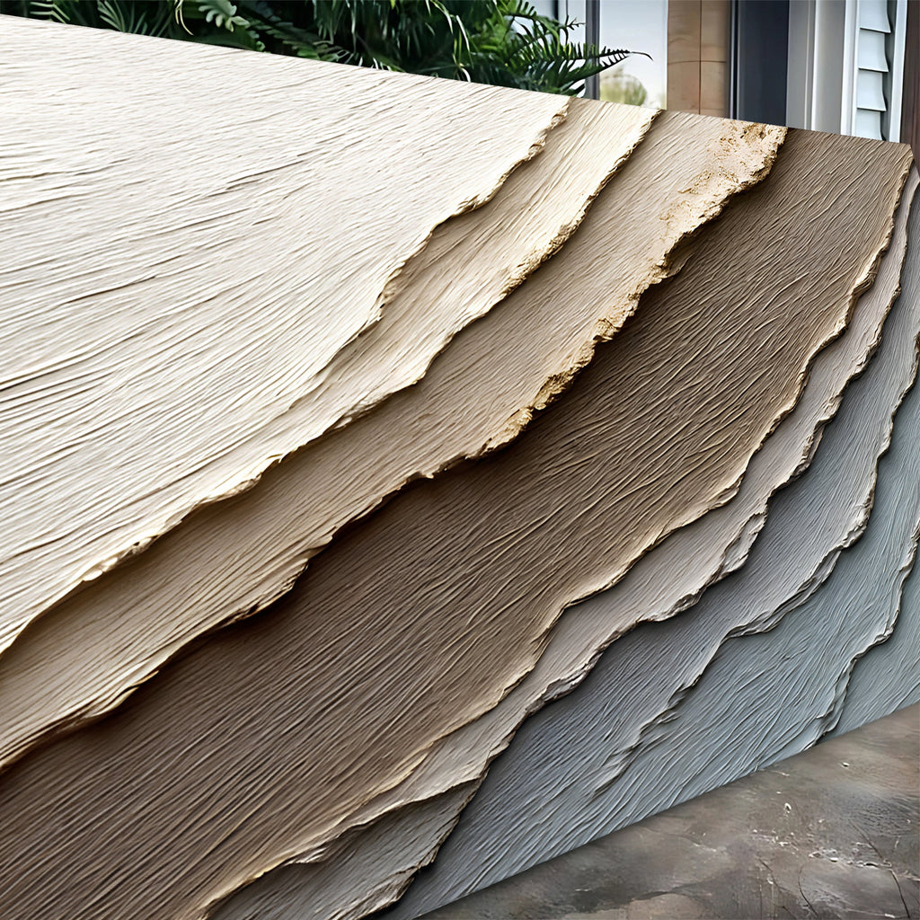 Abstract Earth Tones wall art with nature-inspired artwork - product view 5