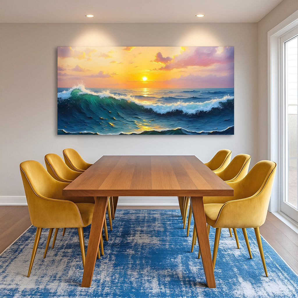 Waterscape Abstract Xii wall art with nature-inspired artwork - product view 5