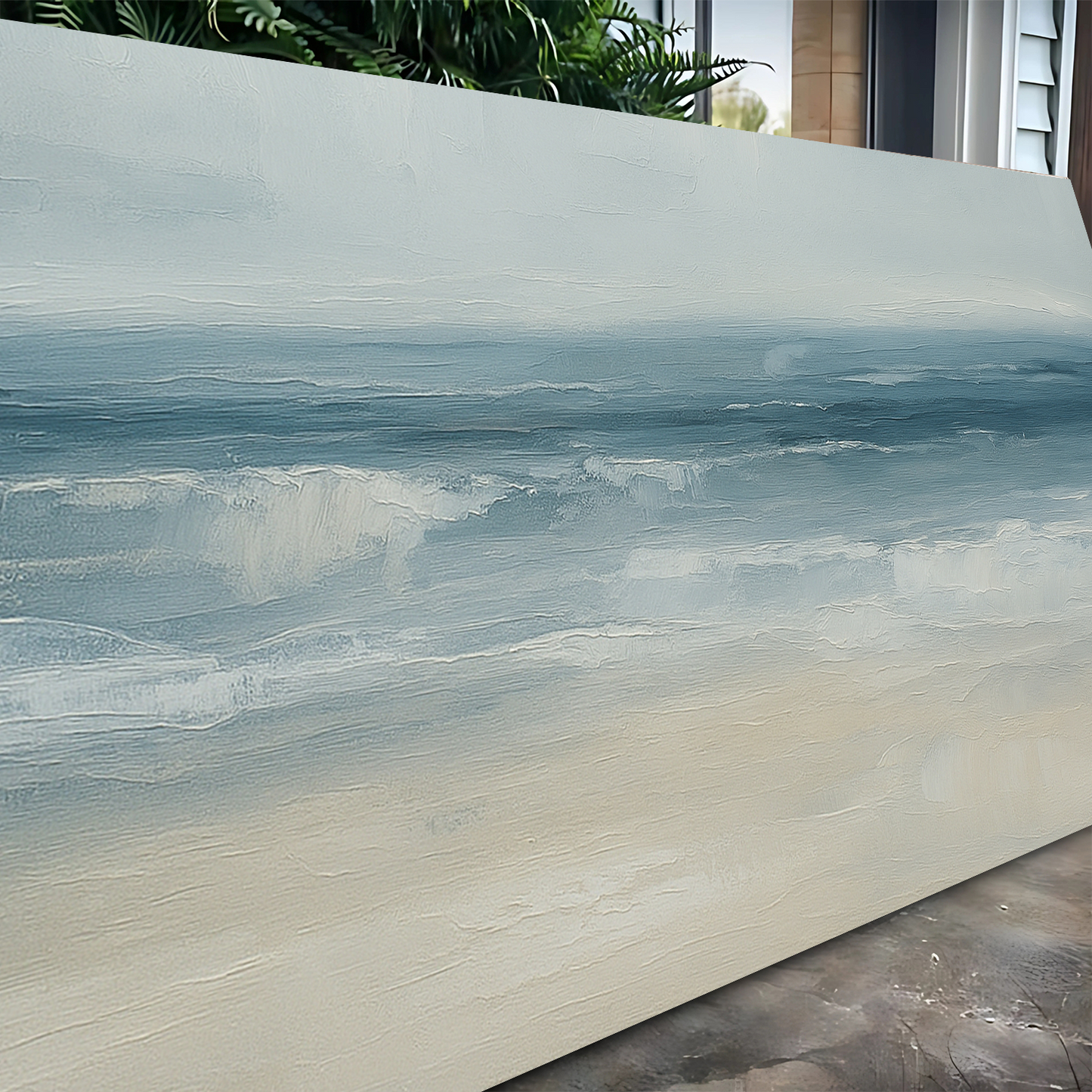 Waterscape Abstract Ix wall art with nature-inspired artwork - product view 5