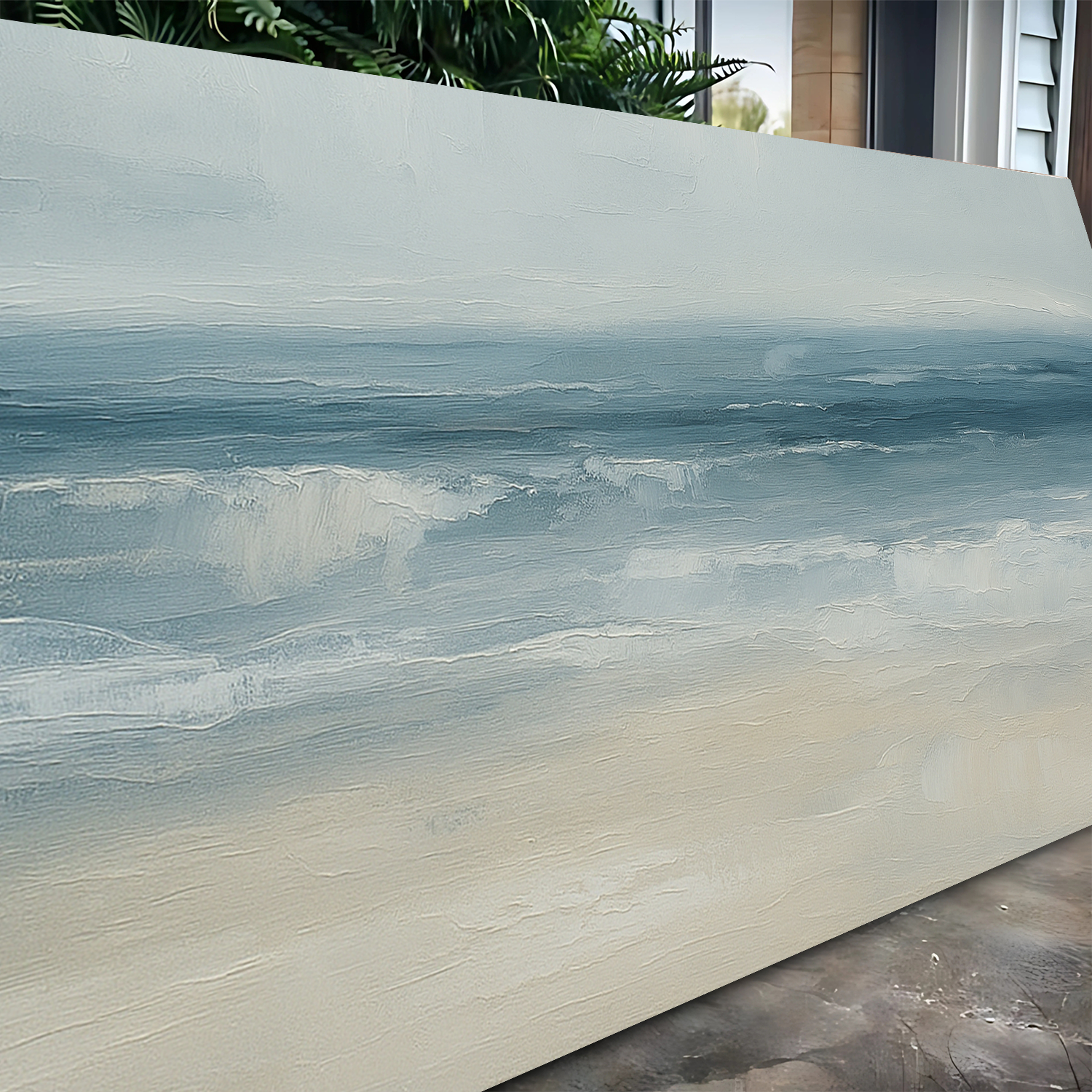 Waterscape Abstract Ix wall art with nature-inspired artwork - product view 5