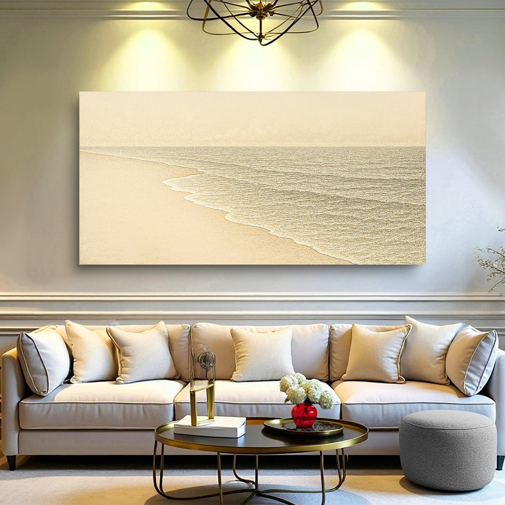 Beach Shoreline Coastal Iii wall art with nature-inspired artwork - product view 5