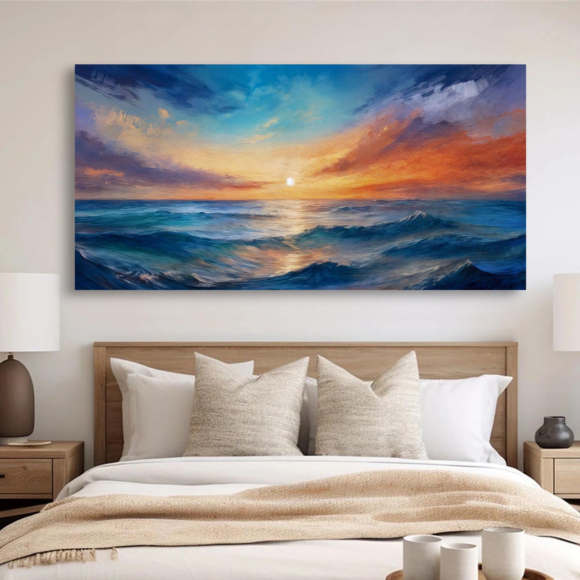 Waterscape Abstract Xiii wall art with nature-inspired artwork - product view 5